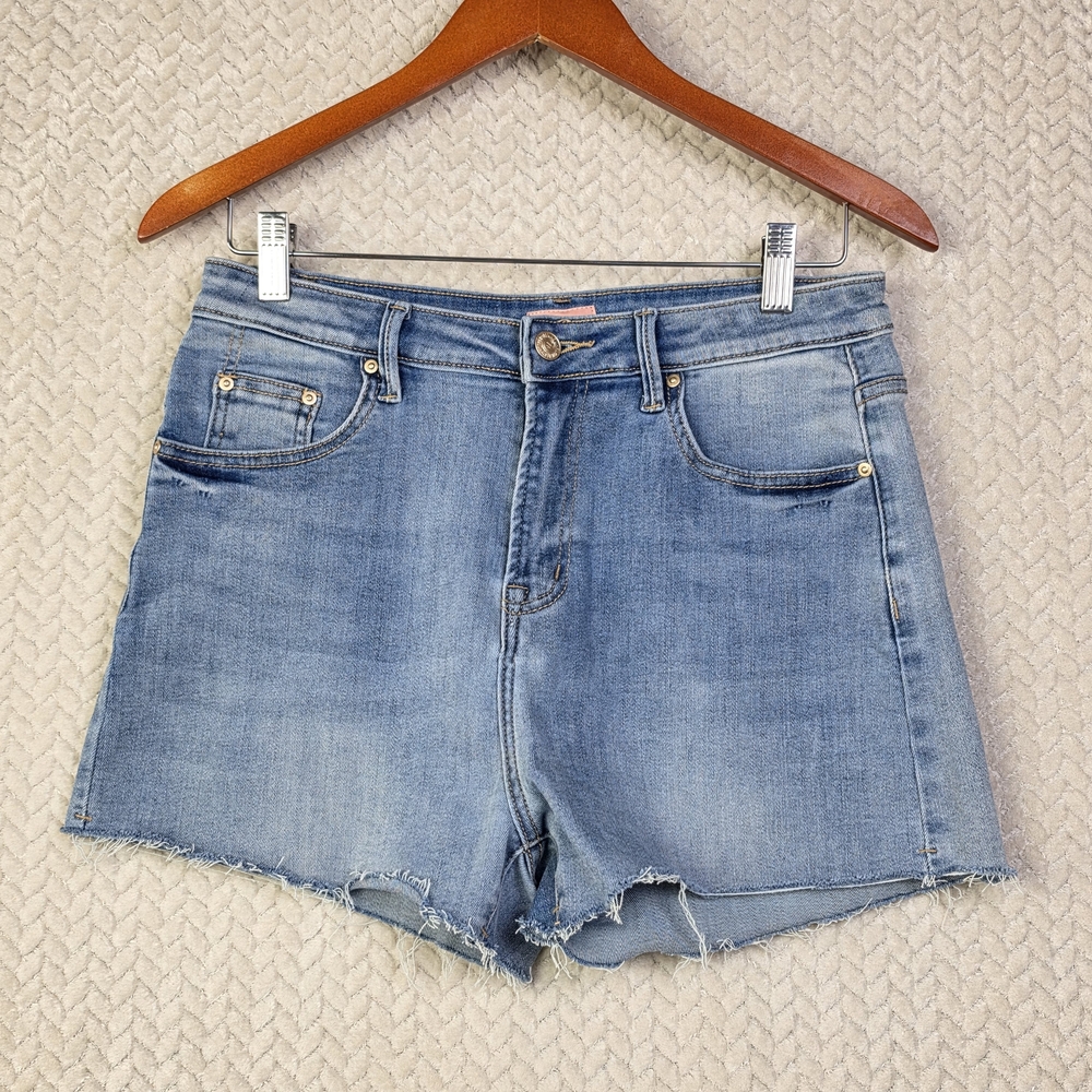 MOTHER Light Blue Denim Jean Shorts